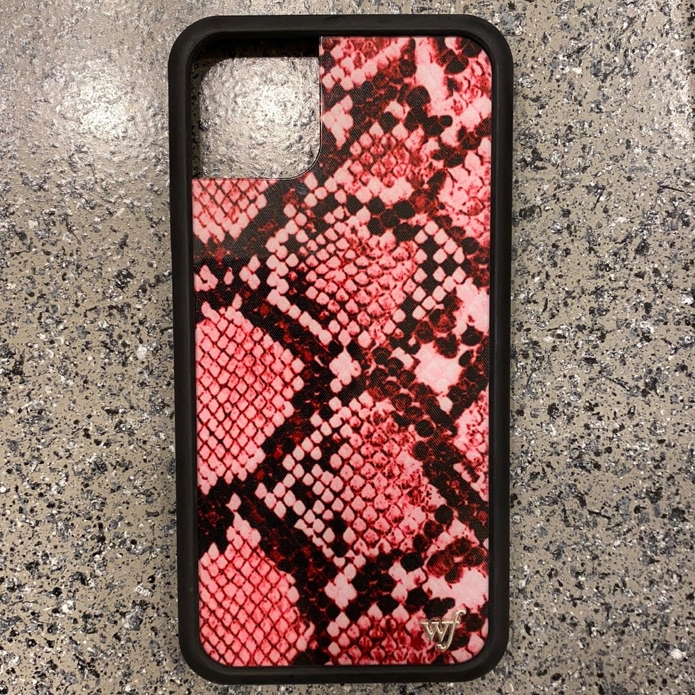 Snake Skin Wildflower iPhone case